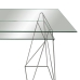 Plateau de table Alexandra House Living Transparent Lot 2 Pièces