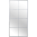 Wall mirror Alexandra House Living Silver Window Rectangular