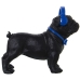 Decoratieve figuren Alexandra House Living Blauw Zwart Plastic Hond Oordopjes 11 x 22 x 19 cm