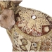 Decoratieve figuren Alexandra House Living Grijs Gouden Plastic Olifant 10 x 18 x 20 cm