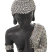 Koristehahmo Alexandra House Living Ruskea Hopeinen Muovinen Buddha 12 x 20 x 27 cm