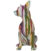 Dekorativ Figur Alexandra House Living Flerfarget Plast Hund Maling 14 x 19 x 28 cm