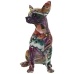 Decoratieve figuren Alexandra House Living Multicolour Plastic Hond 15 x 18 x 27 cm