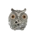 Figurine Décorative Alexandra House Living Argenté Acrylique Plastique Mélamine Hibou