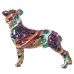 Decoratieve figuren Alexandra House Living Multicolour Plastic Hond 13 x 29 x 26 cm