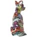 Deko-Figur Alexandra House Living Bunt Kunststoff Hund Kopfhörer 14 x 26 x 19 cm