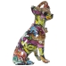 Figurine Décorative Alexandra House Living Multicouleur Plastique Chien Casque 14 x 26 x 19 cm