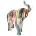 Decorative Figure Alexandra House Living Multicolour Plastic Elephant Paint 14 x 30 x 28 cm