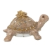 Figura Decorativa Alexandra House Living Castanho Dourado Acrílico Plástico Melamina Tartaruga