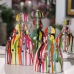 Decoratieve figuren Alexandra House Living Menina Multicolour Acryl Plastic Melamine 14 x 9 x 21 cm