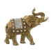 Decoratieve figuren Alexandra House Living Gouden Plastic Olifant 11 x 23 x 19 cm