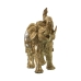 Decoratieve figuren Alexandra House Living Gouden Plastic Olifant 11 x 23 x 19 cm