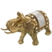 Decoratieve figuren Alexandra House Living Gouden Plastic Olifant 11 x 23 x 19 cm