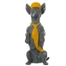 Decoratieve figuren Alexandra House Living Geel Grijs Plastic Hond Das 12 x 16 x 30 cm