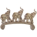 Decoratieve figuren Alexandra House Living Gouden Acryl Plastic Melamine Olifant 26 x 5 x 16 cm