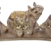 Decoratieve figuren Alexandra House Living Gouden Acryl Plastic Melamine Olifant 26 x 5 x 16 cm