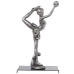 Decorative Figure Alexandra House Living Silver Plastic Gymnast 12 x 19 x 32 cm