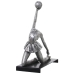 Ukrasna figura Alexandra House Living Srebrna Plastika Gimnastičar 11 x 19 x 23 cm