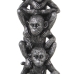 Decorative Figure Alexandra House Living Silver Acrylic Plastic Melamin Monkey 9 x 6 x 29 cm