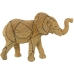 Deko-Figur Alexandra House Living Gold Kunststoff Elefant 11 x 27 x 19 cm