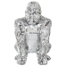 Decoratieve figuren Alexandra House Living Plastic Gorilla 21 x 22 x 32 cm Spiegels