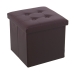 Detachable Pouffe Alexandra House Living Brown Polyskin 38 x 38 x 38 cm