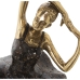 Dekorativ figur Alexandra House Living Gylden Plastik Ballerina 14 x 16 x 38 cm