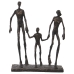 Decoratieve figuren Alexandra House Living Gouden Plastic Familie 17 x 29 x 35 cm