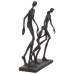 Decoratieve figuren Alexandra House Living Gouden Plastic Familie 17 x 29 x 35 cm