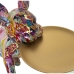 Decoratieve figuren Alexandra House Living Multicolour Plastic Hond 22 x 34 x 29 cm Dienblad