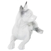 Dekorativ Figur Alexandra House Living Plast Hund 17 x 28 x 18 cm Marmor