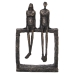 Decorative Figure Alexandra House Living Golden Plastic Pair 12 x 18 x 28 cm