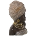 Bust Alexandra House Living Beige Plastic African Woman 25 x 21 x 35 cm