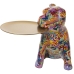 Decoratieve figuren Alexandra House Living Multicolour Plastic Hond 21 x 27 x 29 cm Dienblad