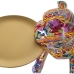 Decoratieve figuren Alexandra House Living Multicolour Plastic Hond 21 x 27 x 29 cm Dienblad