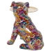 Decoratieve figuren Alexandra House Living Multicolour Plastic Hond 21 x 27 x 29 cm Dienblad