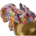 Decoratieve figuren Alexandra House Living Multicolour Plastic Neushoorn Graffiti 17 x 26 x 19 cm Kom