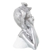 Ukrasna figura Alexandra House Living Srebrna Plastika Djevojka 18 x 18 x 26 cm