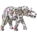 Decoratieve figuren Alexandra House Living Multicolour Plastic Olifant 14 x 21 x 29 cm