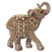 Decorative Figure Alexandra House Living Grey Golden Plastic Elephant 13 x 25 x 26 cm