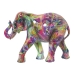 Decoratieve figuren Alexandra House Living Multicolour Plastic Olifant Verf 13 x 21 x 29 cm