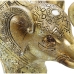 Decoratieve figuren Alexandra House Living Gouden Plastic Olifant 12 x 22 x 22 cm