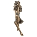 Decoratieve figuren Alexandra House Living Gouden Plastic Meisje 12 x 15 x 37 cm