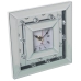 Orologio da Tavolo Alexandra House Living Argentato Legno Cristallo 20 x 20 x 5 cm