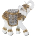 Figură Decorativă Alexandra House Living Alb Auriu* Plastic Elefant 13 x 26 x 27 cm