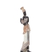 Figura Decorativa Alexandra House Living Branco Dourado Acrílico Plástico Melamina Africana