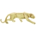 Deko-Figur Alexandra House Living Gold Kunststoff Panther 10 x 16 x 44 cm