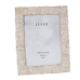 Cornice Portafoto Alexandra House Living Bianco Plastica 20 x 1 x 25 cm