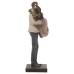 Decoratieve figuren Alexandra House Living Plastic Gouden Koppel 11 x 18 x 27 cm