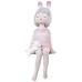 Deko-Figur Alexandra House Living Rosa Kunststoff Hase Ohren 11 x 15 x 31 cm